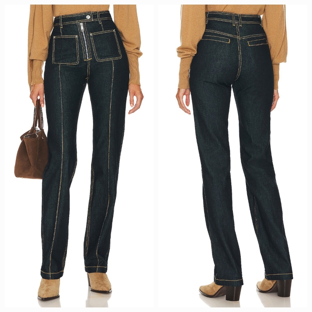 Helsa Denim Slim Pant in Indigo Blue